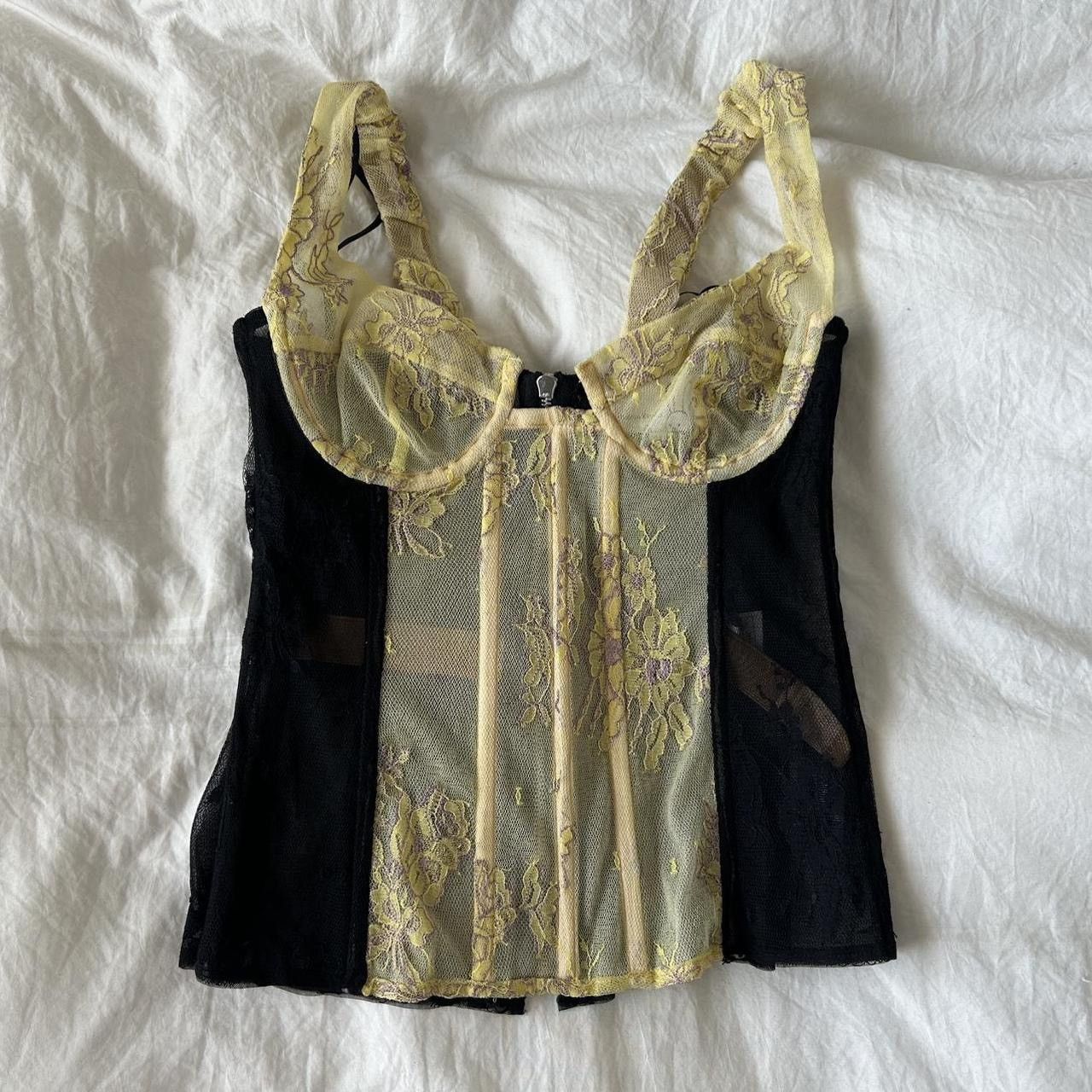 Natasha Zinko Natasha Zinko Lace Panelled Corset Top Size XS / US 0-2 / IT 36-38 - 5 Thumbnail