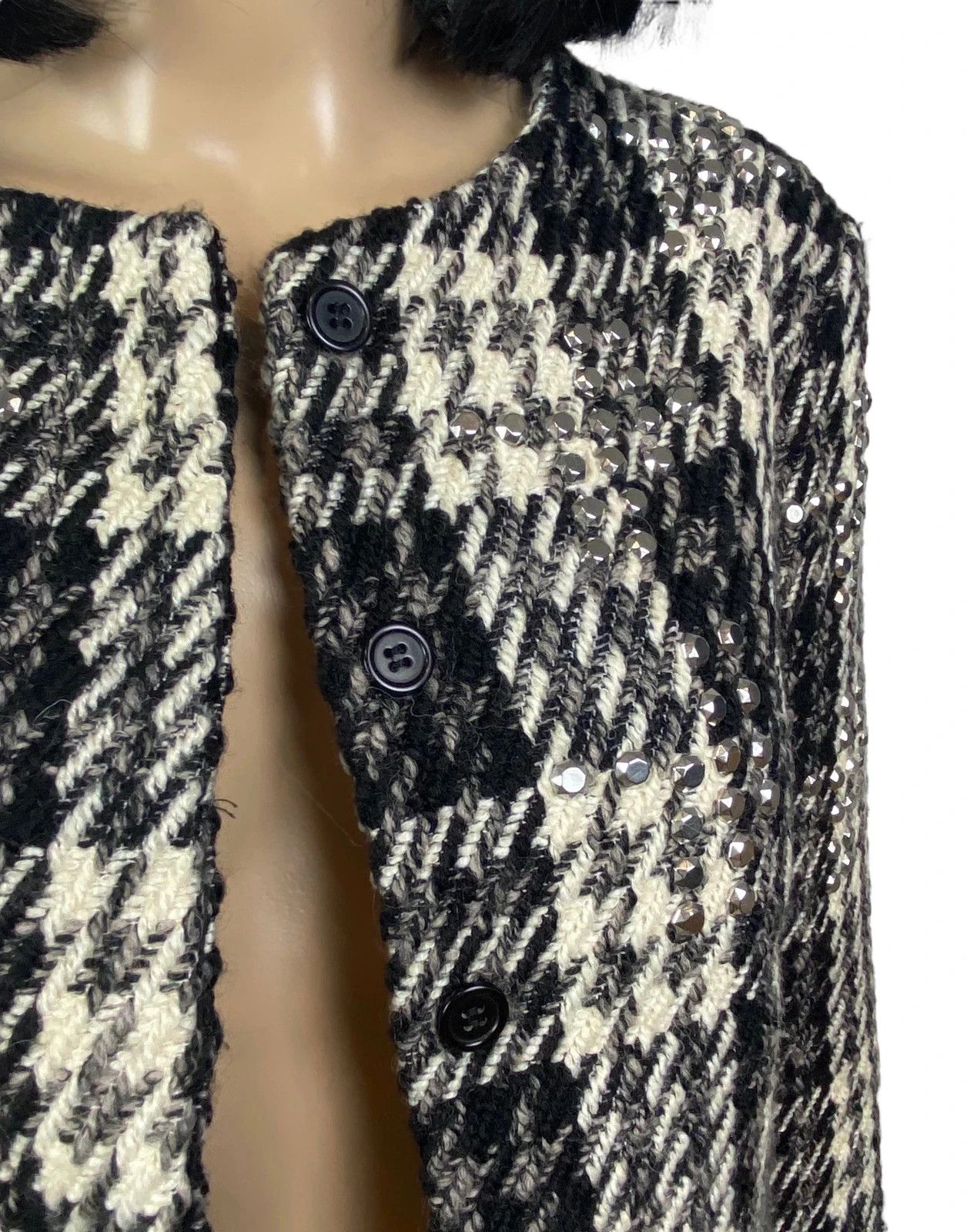Gestuz Gestuz Plaid Wool Jacket Decorated size 38 Size S / US 4 / IT 40 - 7 Thumbnail