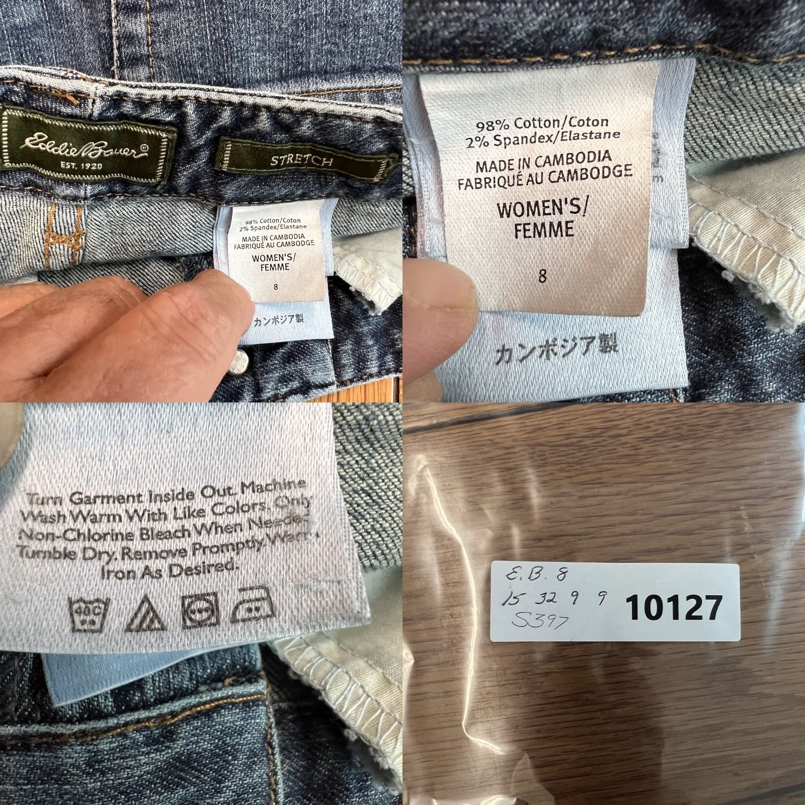 Eddie Bauer VINTAGE Eddie Bauer Reg Fit Straight Leg Denim Jeans Women's Size 8 Blue 30X32 Size 30" / US 8 / IT 44 - 8 Thumbnail