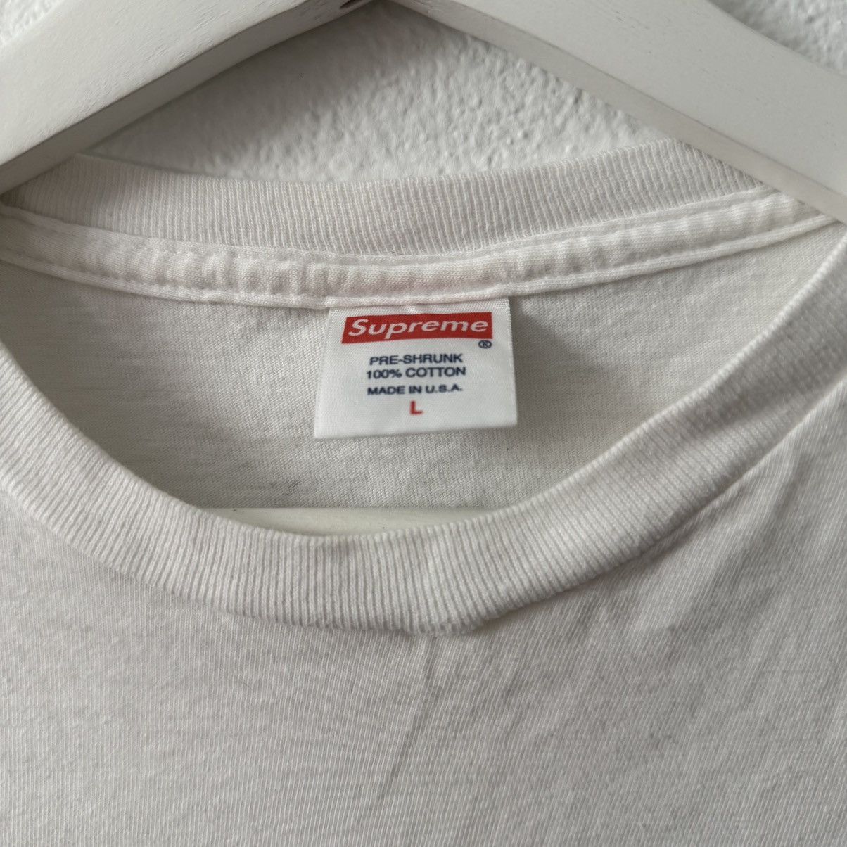 Supreme Supreme Men's White T-shirt Size US L / EU 52-54 / 3 - 3 Thumbnail