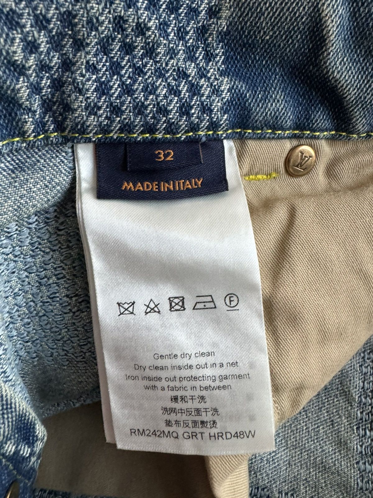 Louis Vuitton Louis Vuitton Damier Denim Checkered Jeans Size US 32 / EU 48 - 7 Thumbnail