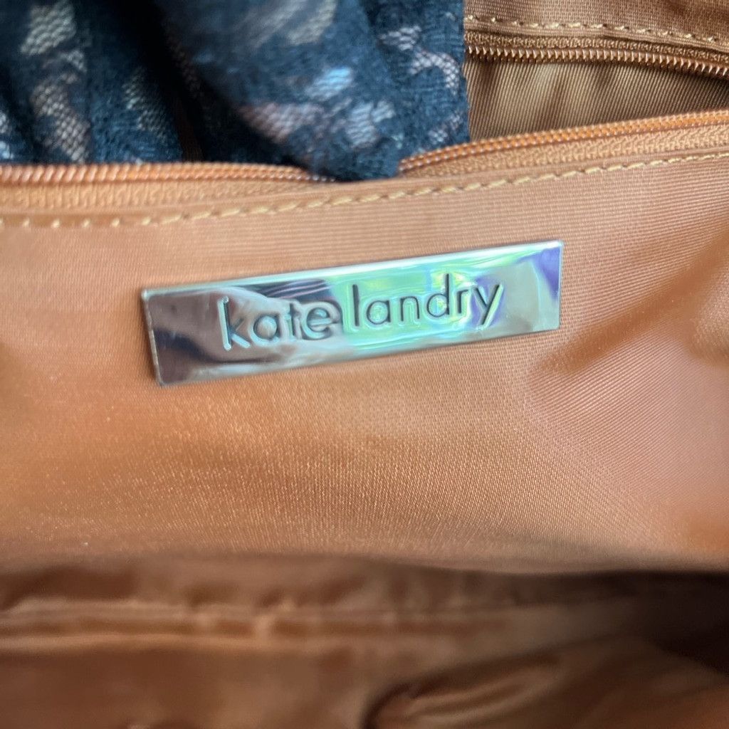 Other Kate Landry Elegant Tan Leather Women's Bag Size ONE SIZE - 8 Thumbnail