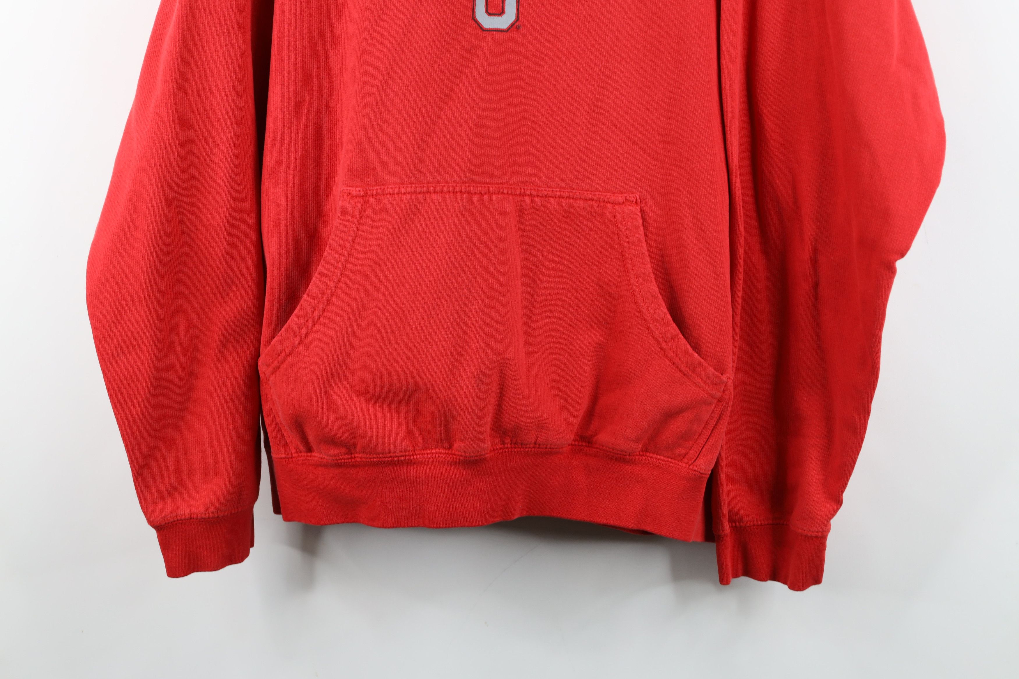 Vintage Vintage Spell Ohio State University Hoodie Sweatshirt Red Size L / US 10 / IT 46 - 3 Thumbnail