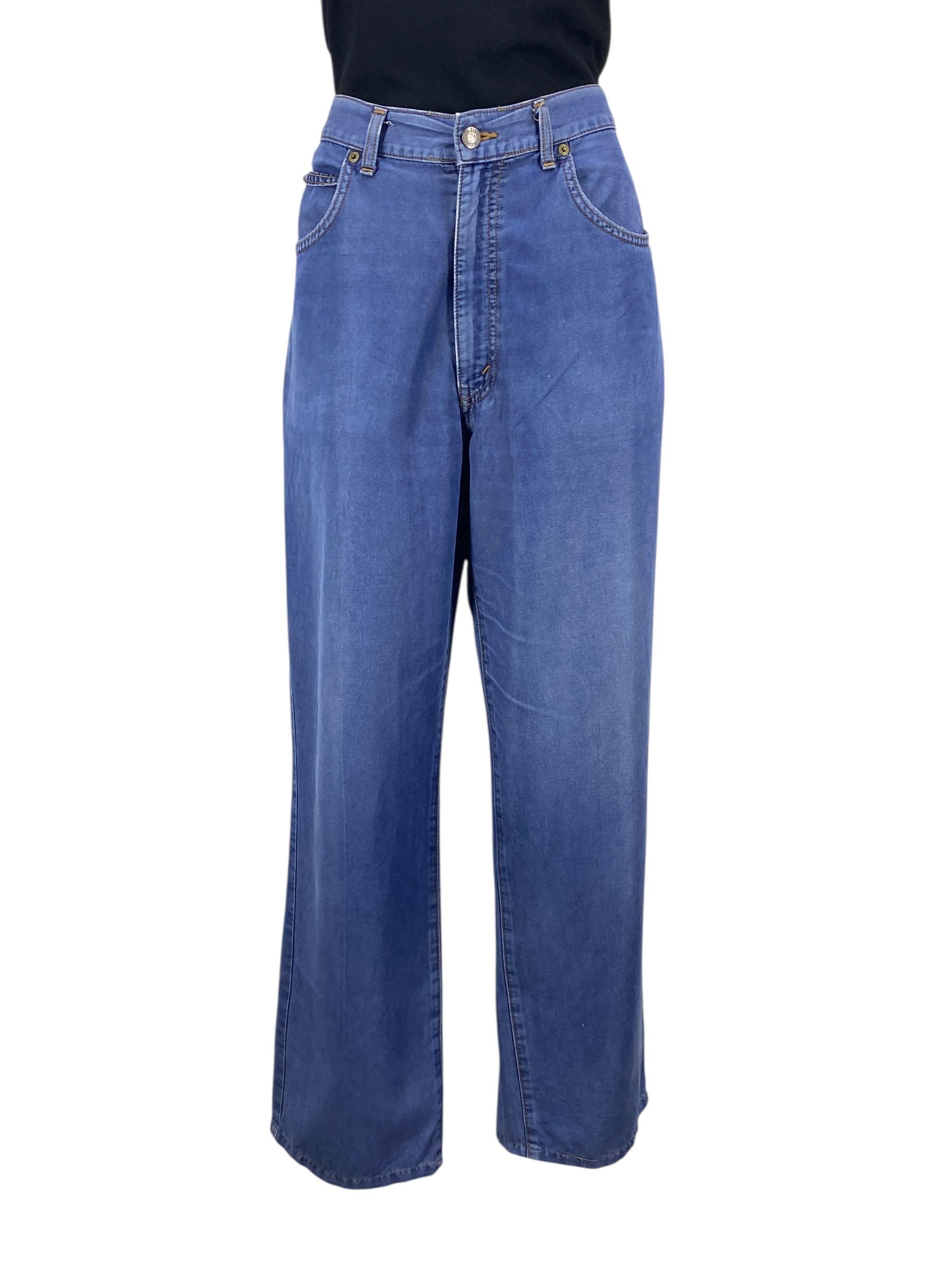 Japanese Brand Kenzo Pants Blue Casual Pants Size US 31 - 2 Thumbnail