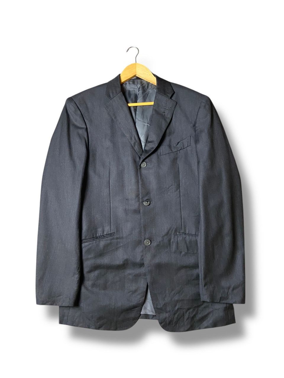 Designer × Ermenegildo Zegna × Vintage Ermenigildo Zegna Australian Wool Light Blazer (126) Size US XXS / EU 40 - 1 Thumbnail