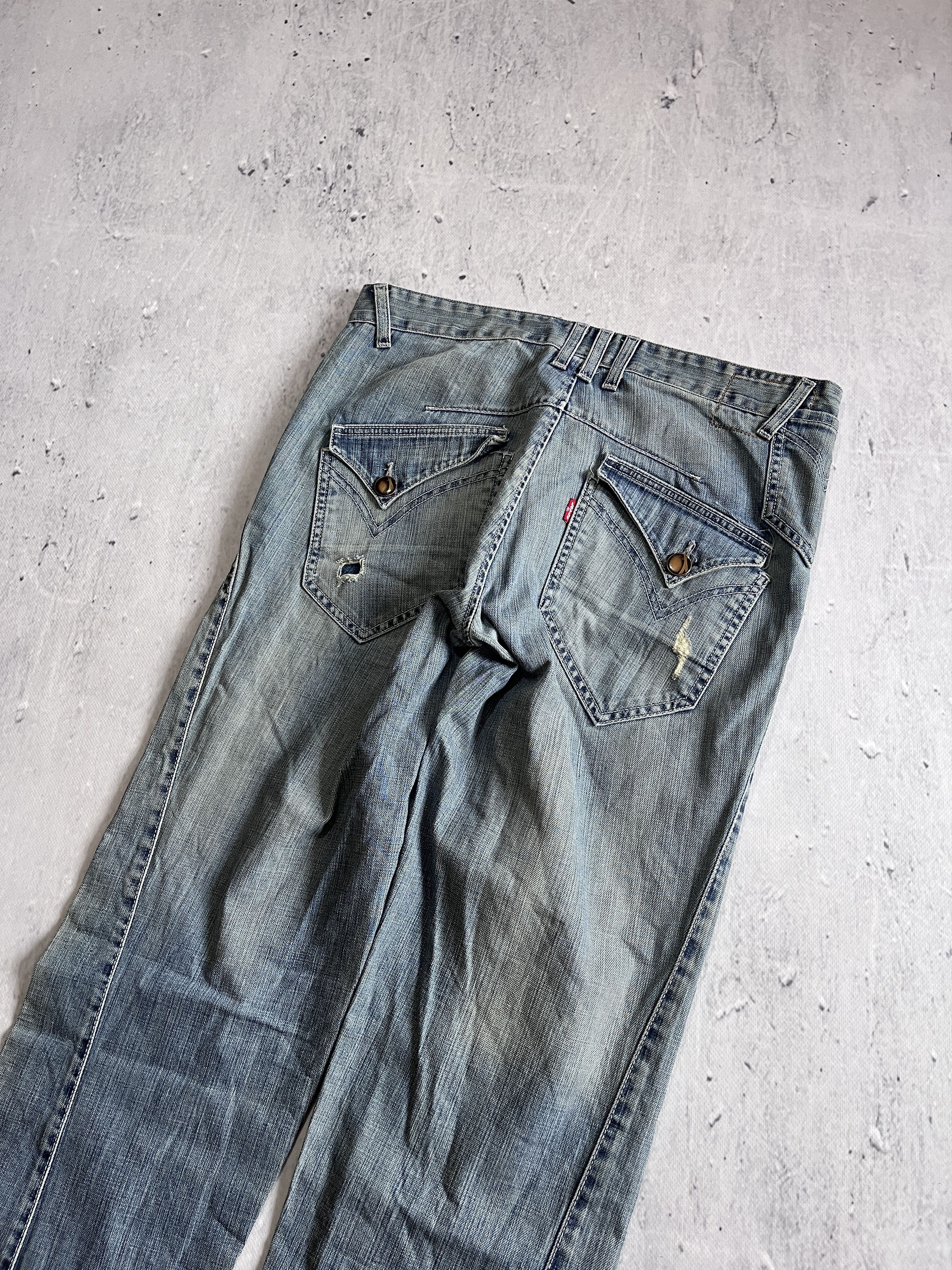 Levi's LEVI'S ENGINEERED JEANS 2006 TWISTED LEG VINTAGE DENIM PANTS Size US 32 / EU 48 - 5 Thumbnail