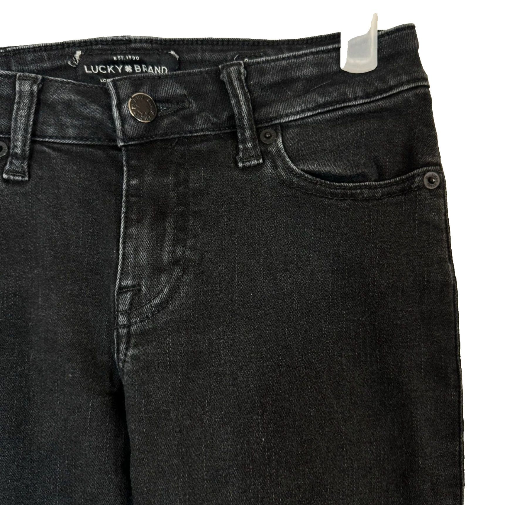 Lucky Brand Lucky Brand Lolita Skinny Jeans Women's 0/25 Black Denim Low Rise Ankle 5-Pocket Stretch Size 25" / US 0 / IT 36 - 5 Thumbnail
