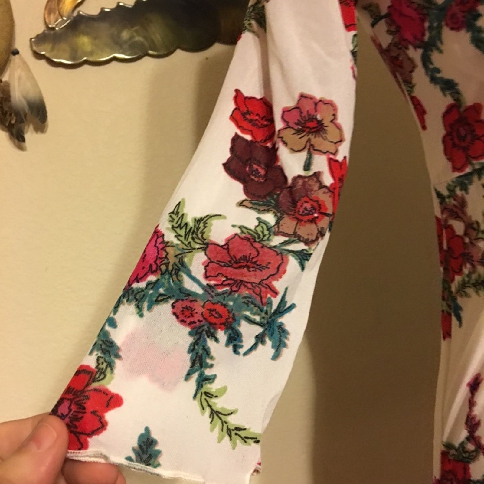 Old Navy Old Navy double layer floral stretch top XS Size XS / US 0-2 / IT 36-38 - 3 Thumbnail