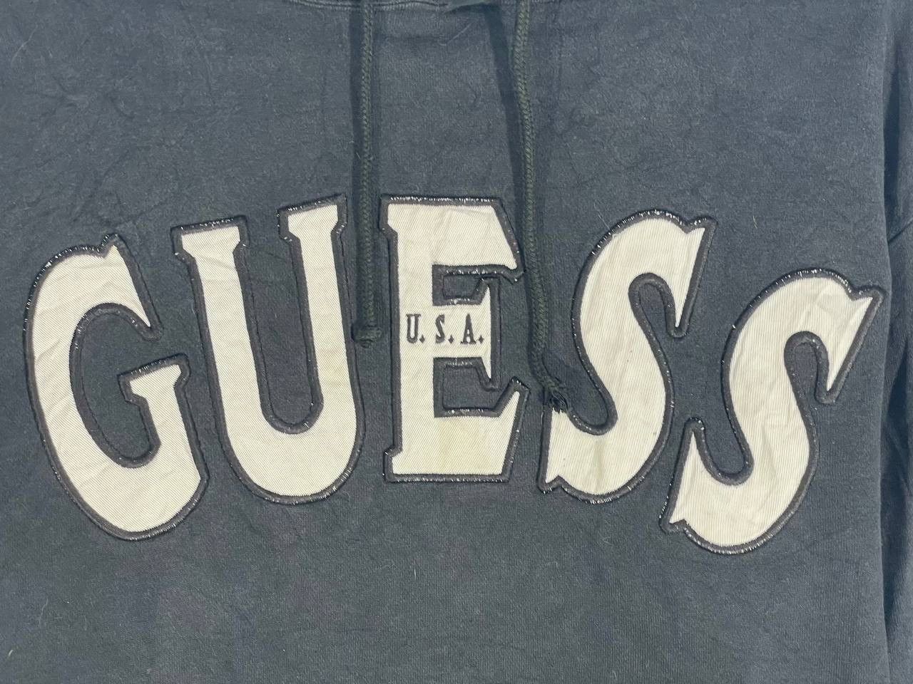 Guess Vintage 90s guess hoodie jumper size L Size US L / EU 52-54 / 3 - 5 Thumbnail