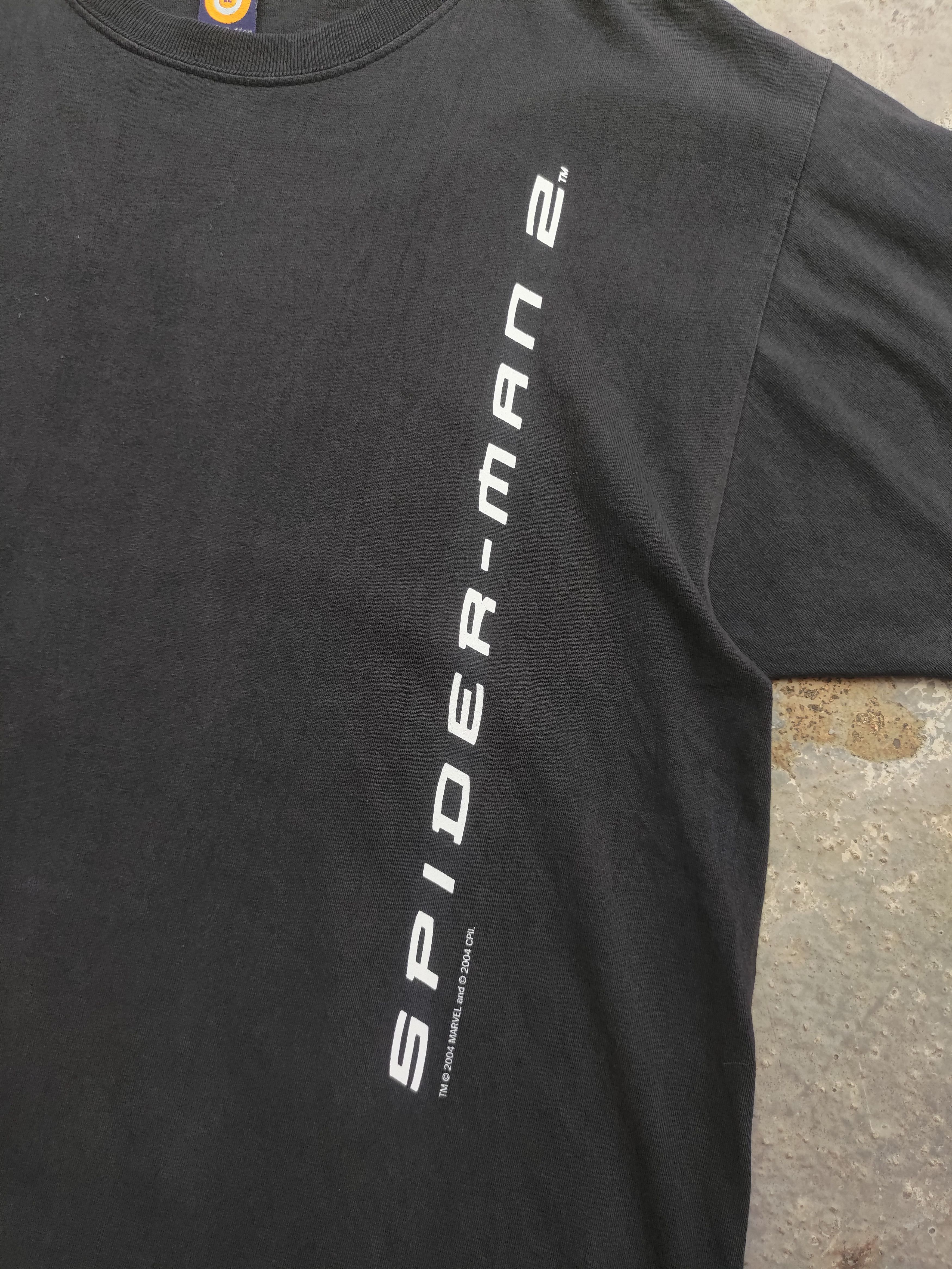 Vintage Vintage Spiderman 2 Promo ©2004 Tshirt Size US XL / EU 56 / 4 - 6 Thumbnail