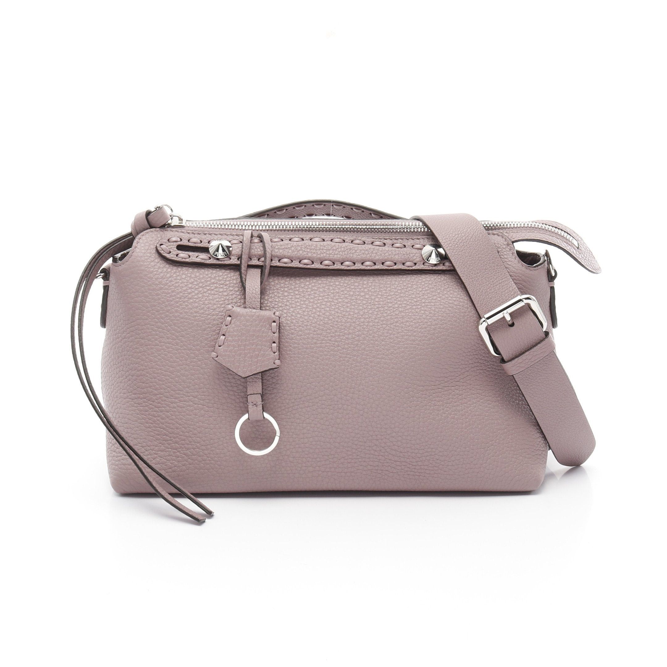 Fendi Fendi By The Way Soft Medium Selleria Handbag Leather Dusty Pink Size ONE SIZE - 1 Thumbnail