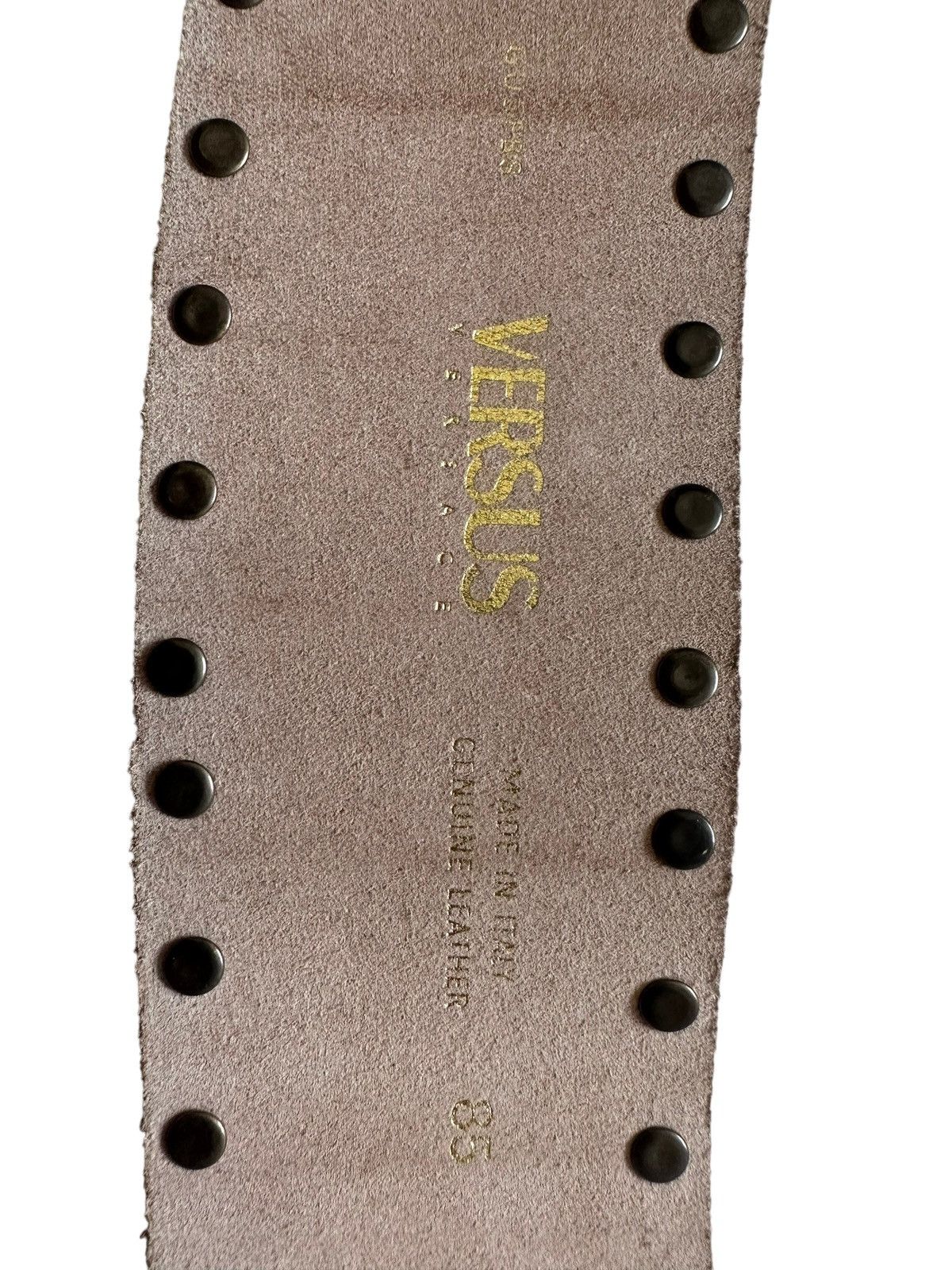 Genuine Leather × Versace × Versus Versace VERSUS VERSACE Leather Women Belt Size ONE SIZE - 8 Thumbnail