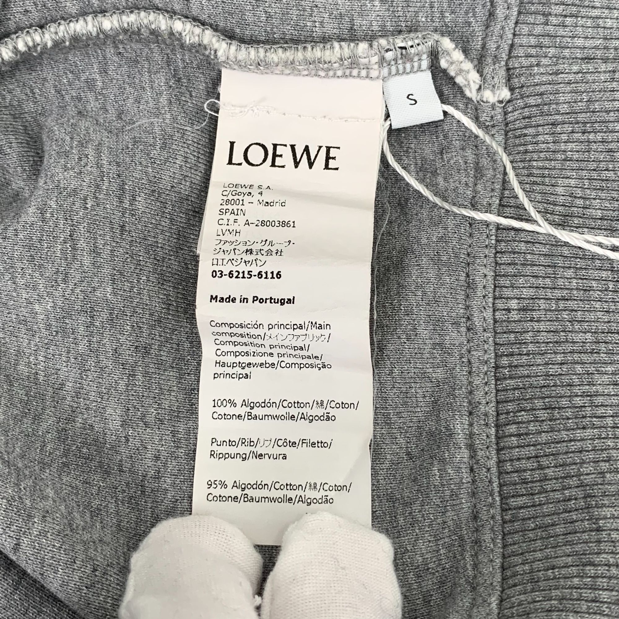 Loewe Loewe Gray Embroidered Logo Crewneck Sweatshirt S Size S / US 4 / IT 40 - 7 Thumbnail
