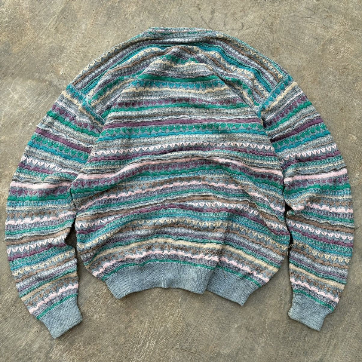 Coogi Crazy Vintage 90s Coogi 3D Knit Sweater Size US XL / EU 56 / 4 - 8 Thumbnail