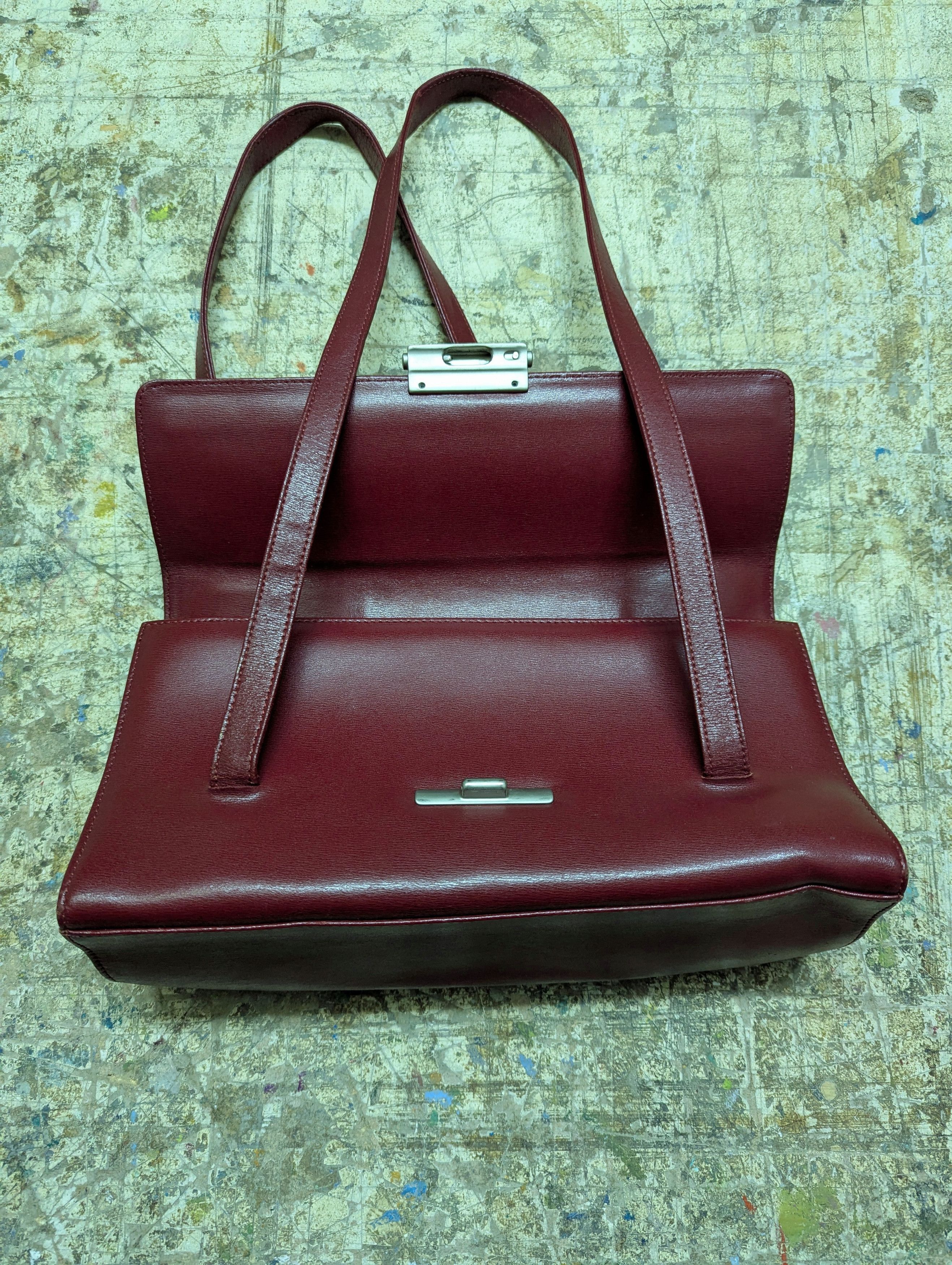 Mandarina Duck Rare! 00s Mandarina Duck Iconic Shoulder Leather Bag Size ONE SIZE - 4 Thumbnail