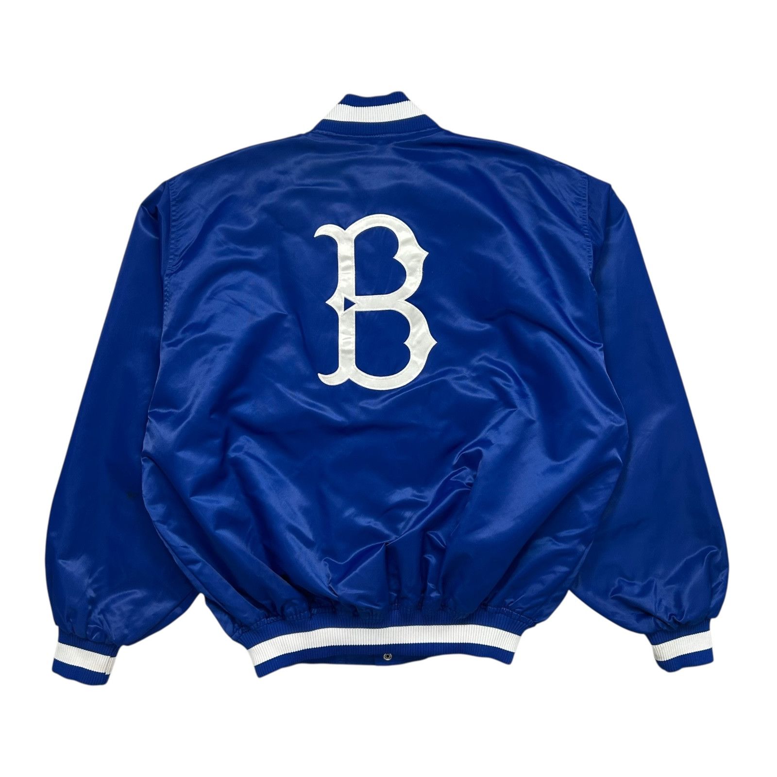 VTG 90s BROOKLYN DODGERS MAJESTIC COOPERSTOWN SATIN JACKET