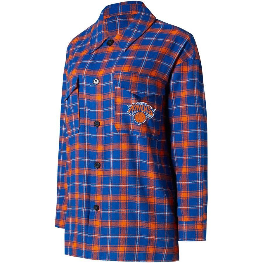 NBA Concepts Sports New York Knicks Flannel Jacket - Large Size US L / EU 52-54 / 3 - 1 Thumbnail