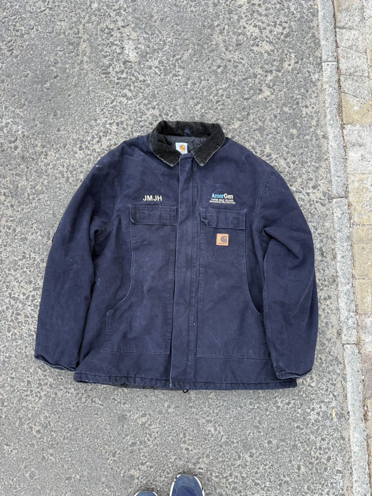 Carhartt Vintage 90-s CARHARTT DETROIT JACKET VERY THICK SIZE XXL Size US XXL / EU 58 / 5 - 1 Thumbnail
