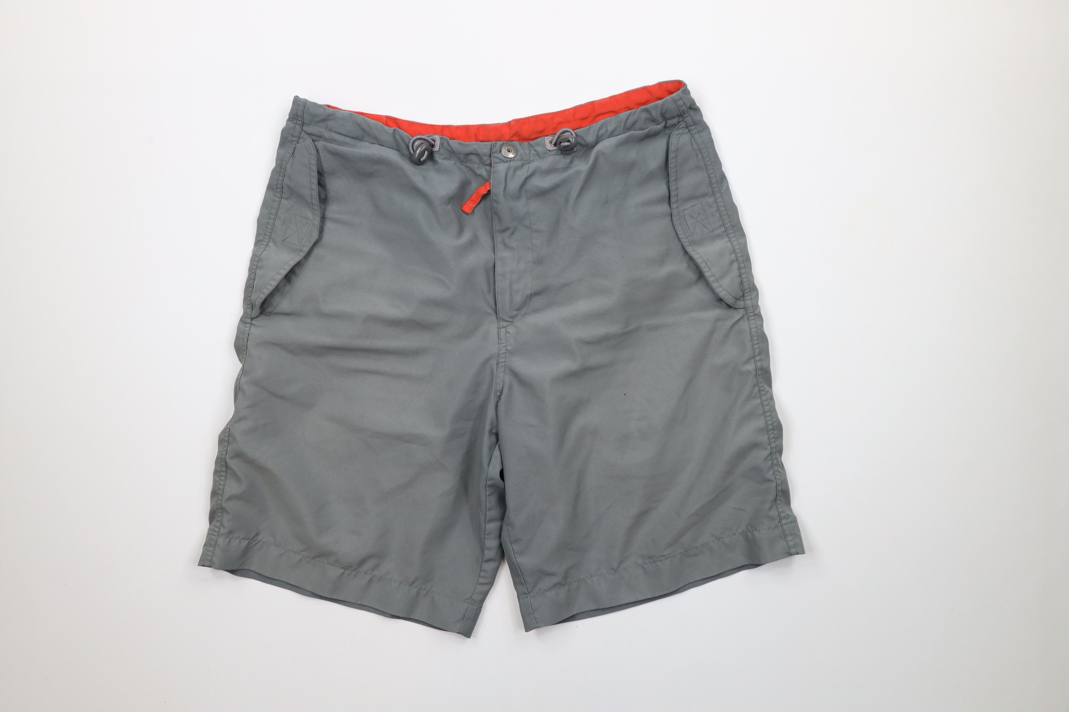 Gap × Vintage Vintage Gap Baggy Fit Microfiber Shorts Gray Polyester Size US 32 / EU 48 - 1 Thumbnail