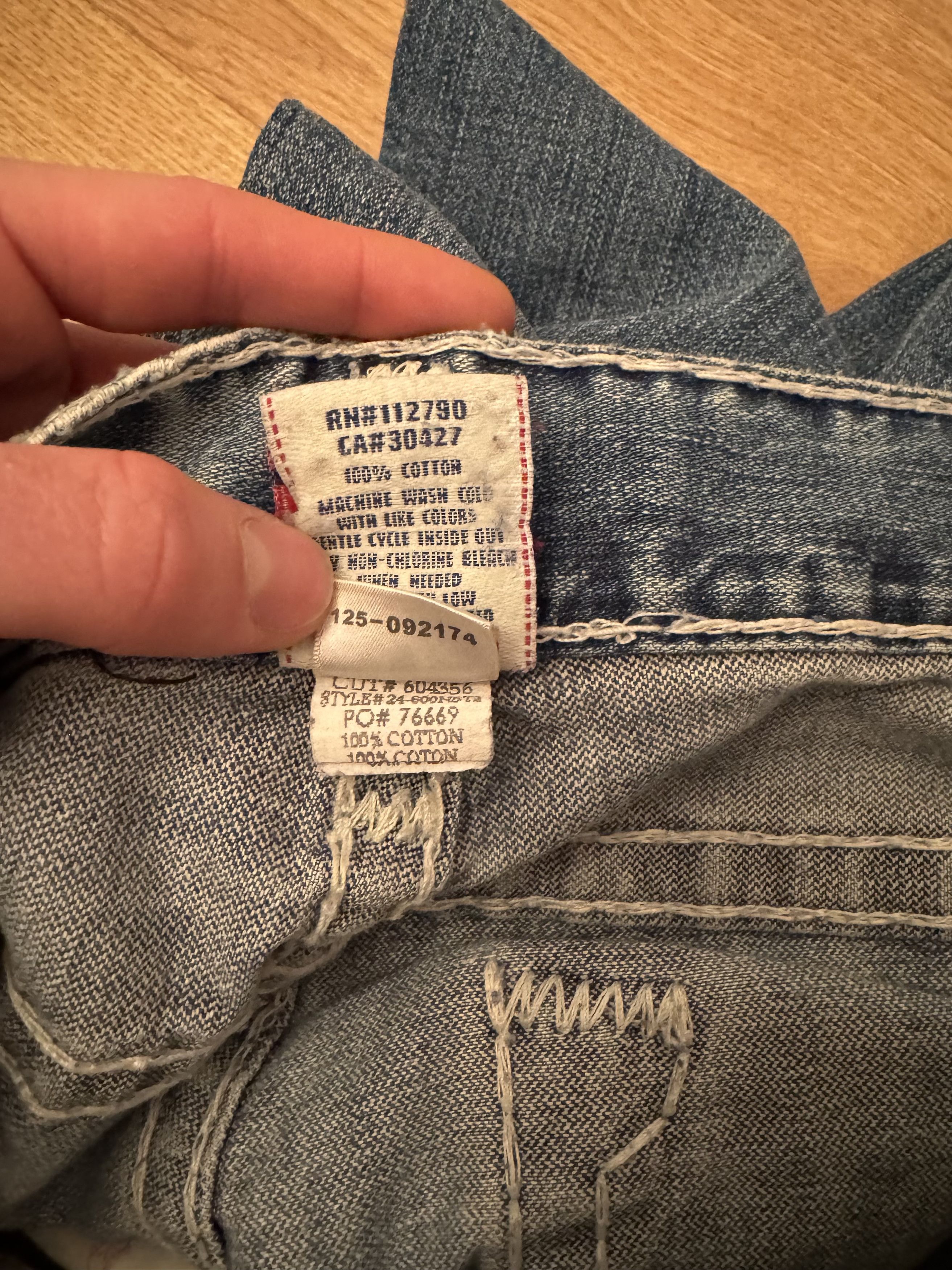 True Religion Vintage Y2K True Religion Dstressed Denim Jeans Size US 32 / EU 48 - 13 Thumbnail