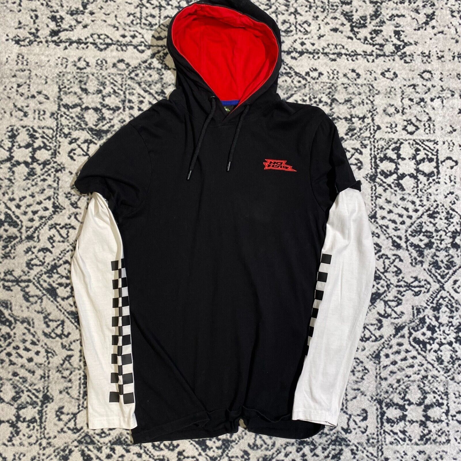 No Fear × Vintage Vintage No Fear White Black Cotton Hoodie Size S Sk8 Y2k Size US S / EU 44-46 / 1 - 1 Thumbnail