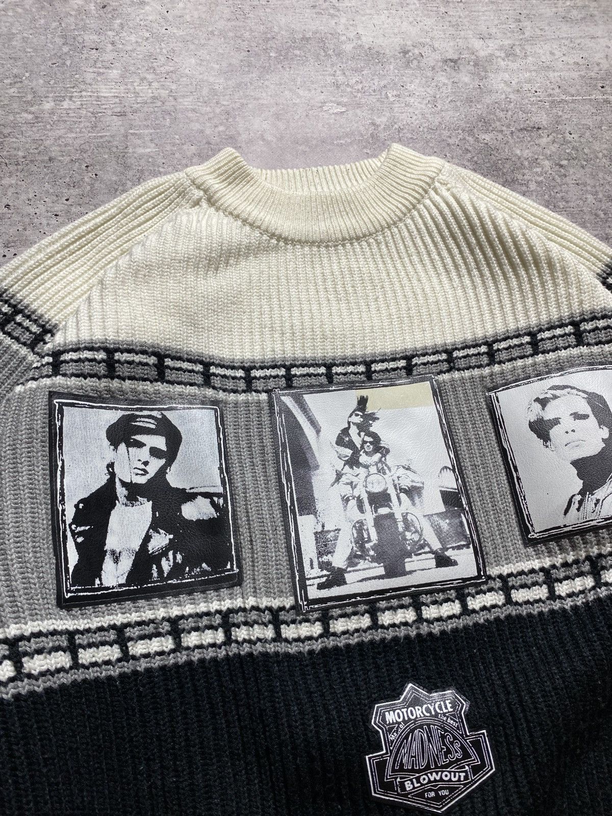 Harley Davidson × Vintage Motorcycle Blowout vintage sweater Size US M / EU 48-50 / 2 - 9 Thumbnail