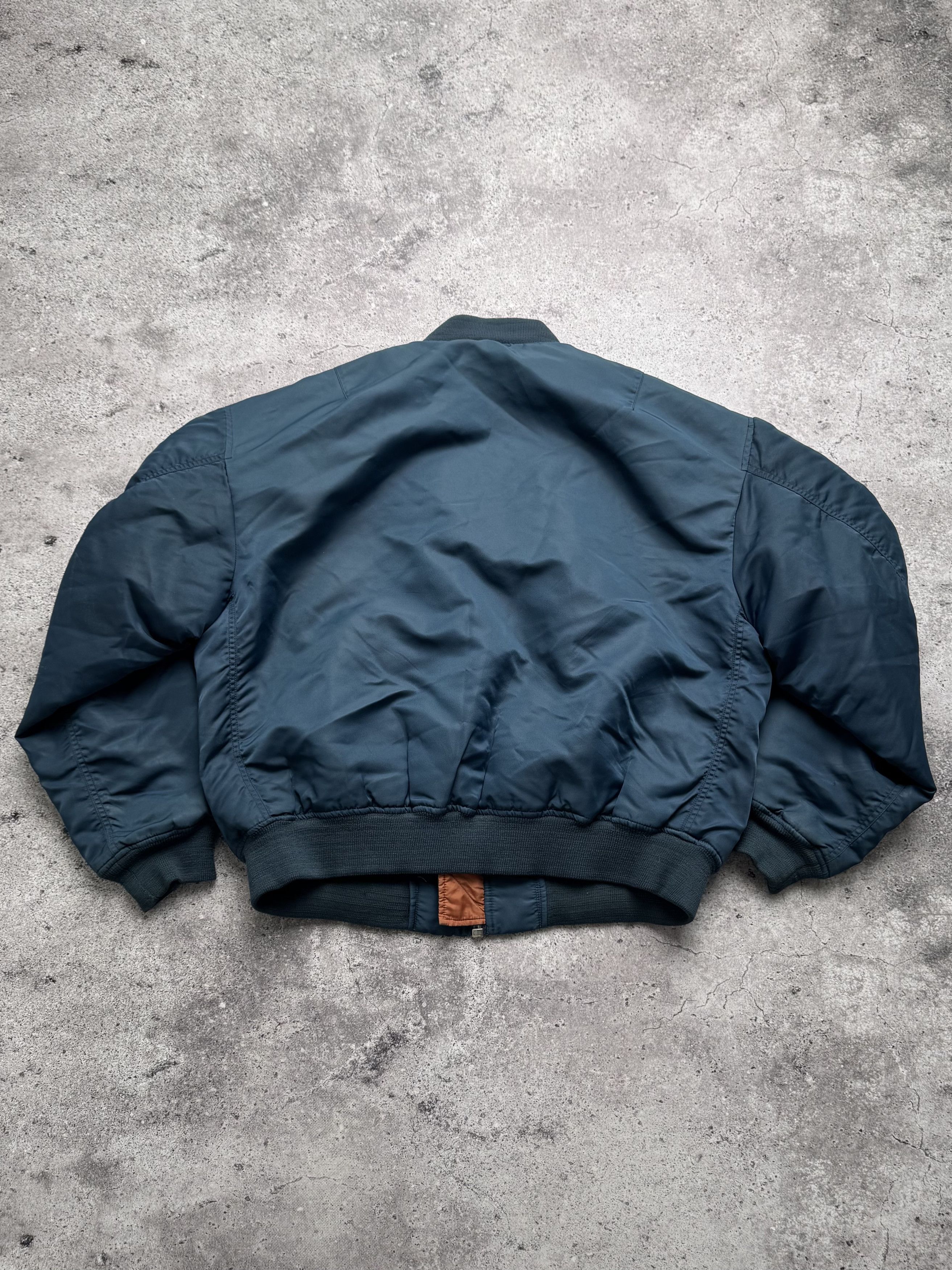 Vintage Vintage Bomber Jacket Zip Up Padded Style Casual Coat (E8) Size US M / EU 48-50 / 2 - 14 Thumbnail