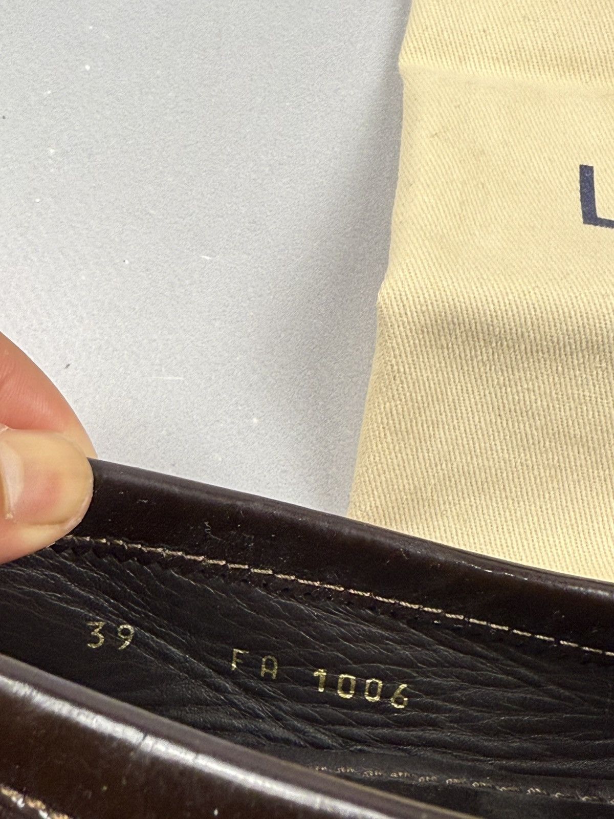 Louis Vuitton Louis Vuitton Monogram Loafers Brown Women EU 39 Luxury Size US 6 / IT 36 - 12 Thumbnail
