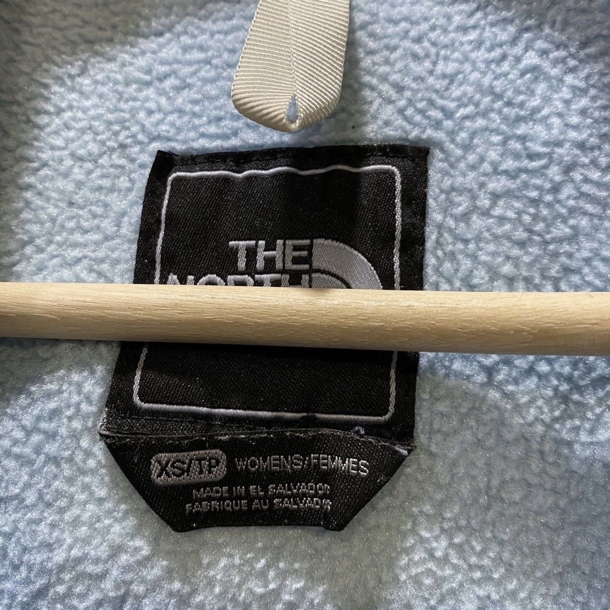 The North Face × Vintage The North Face Polartec Recycled Denali Jacket Light Blue Size XS / US 0-2 / IT 36-38 - 5 Thumbnail