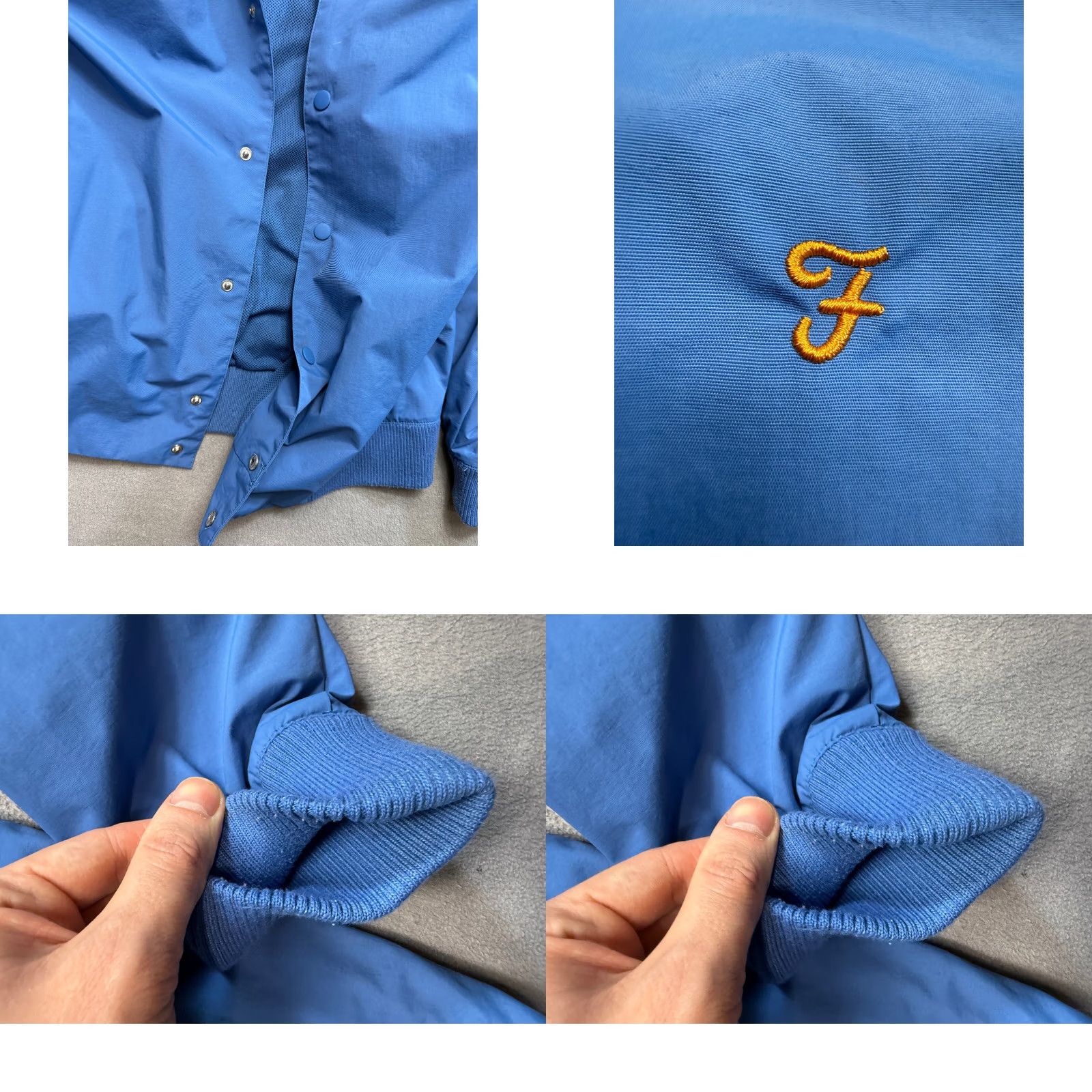 Farah Farah Blue Jacket Bomber Snap Buttons mens XL Size Blue Size US XL / EU 56 / 4 - 8 Thumbnail