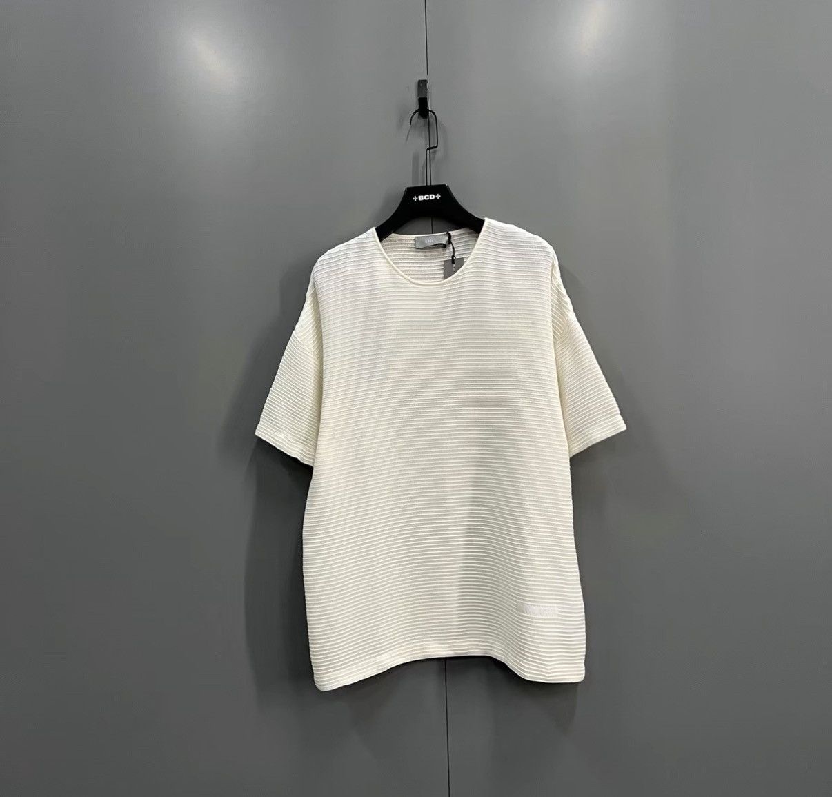 Dior Dior Off-white Striped Crew Neck Short Sleeve T-shirt J41 Size XL / US 12-14 / IT 48-50 - 1 Thumbnail