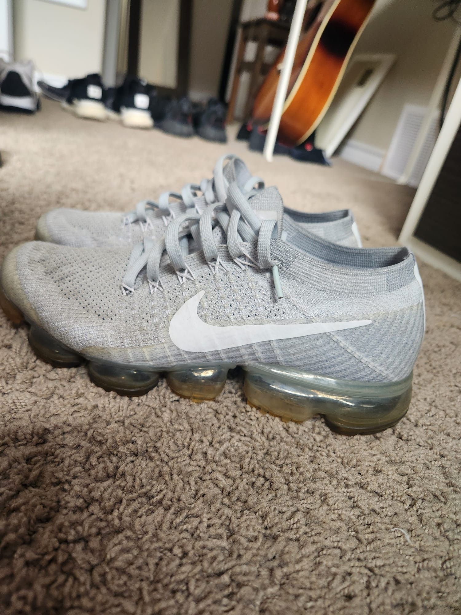 Nike Nike Air VaporMax Pure Platinum Size US 8.5 / EU 41-42 - 3 Thumbnail