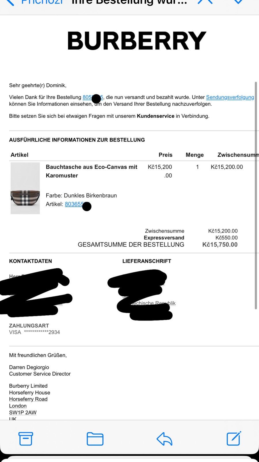 Burberry Burberry Cason Check Waist Bag Size ONE SIZE - 3 Thumbnail