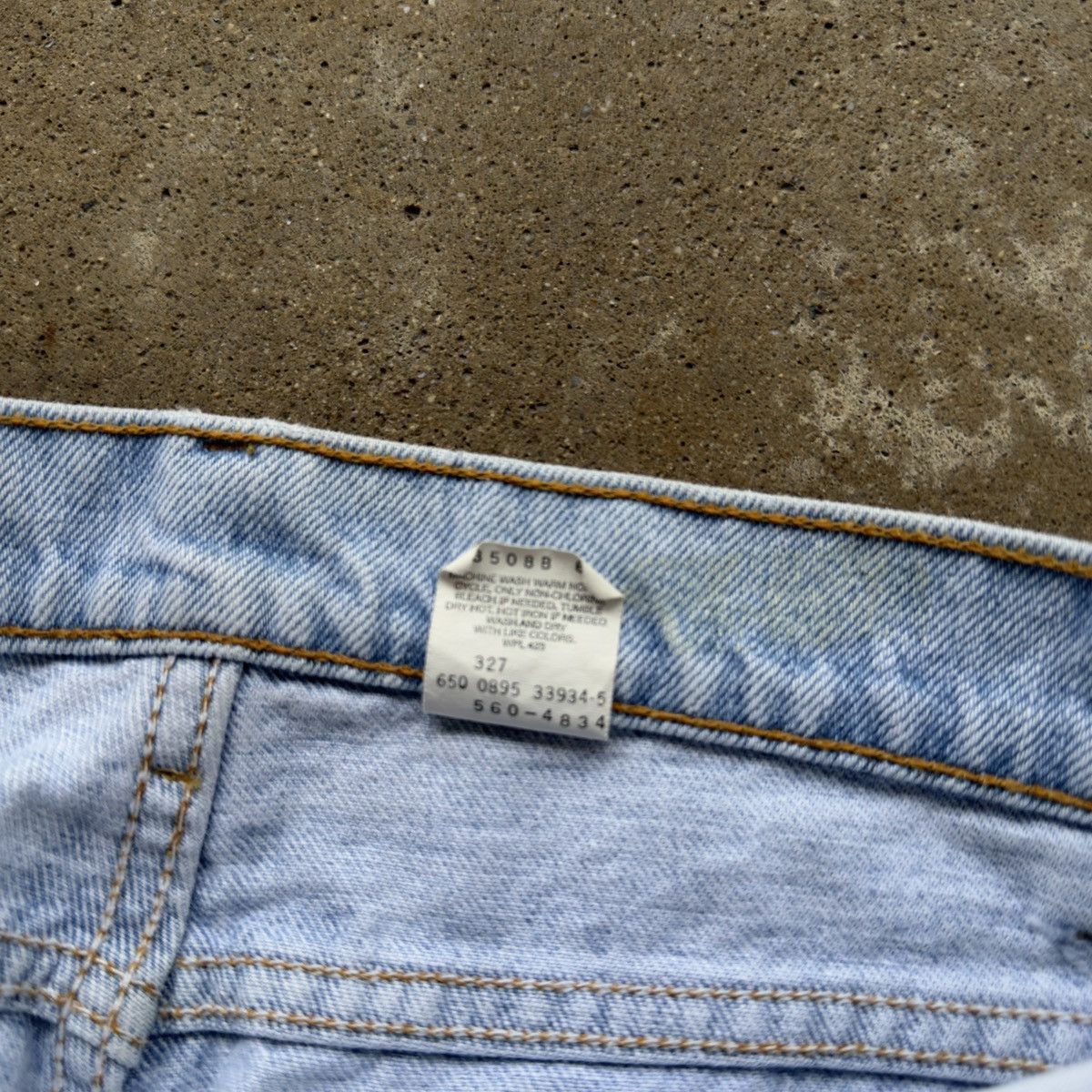 Levi's 90s Levi’s 560 Faded Thrashed Jeans USA ERD Grunge Chrome Size US 32 / EU 48 - 9 Thumbnail