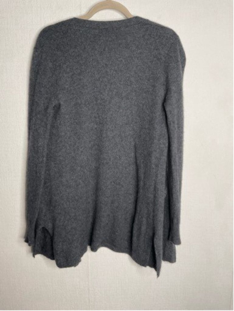 Magaschoni Magaschoni Cashmere Open Front Long Duster Cardigan Women L Size L / US 10 / IT 46 - 8 Thumbnail