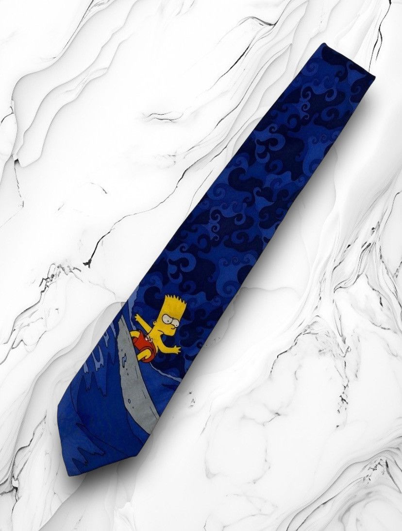 The Simpsons × Vintage Mens Vintage The Simpsons Bart Tie Size ONE SIZE - 1 Thumbnail