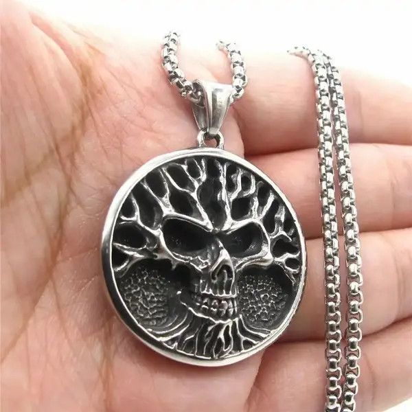 Jewelry Kihara x Maezo Skull Necklace Punk Style Size ONE SIZE - 1 Thumbnail