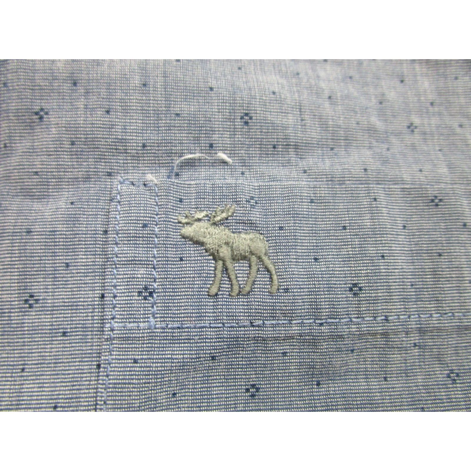 Abercrombie & Fitch VINTAGE Abercrombie & Fitch Shirt Mens Large Blue Long Sleeve Button Down Muscle Fit Size US L / EU 52-54 / 3 - 6 Thumbnail
