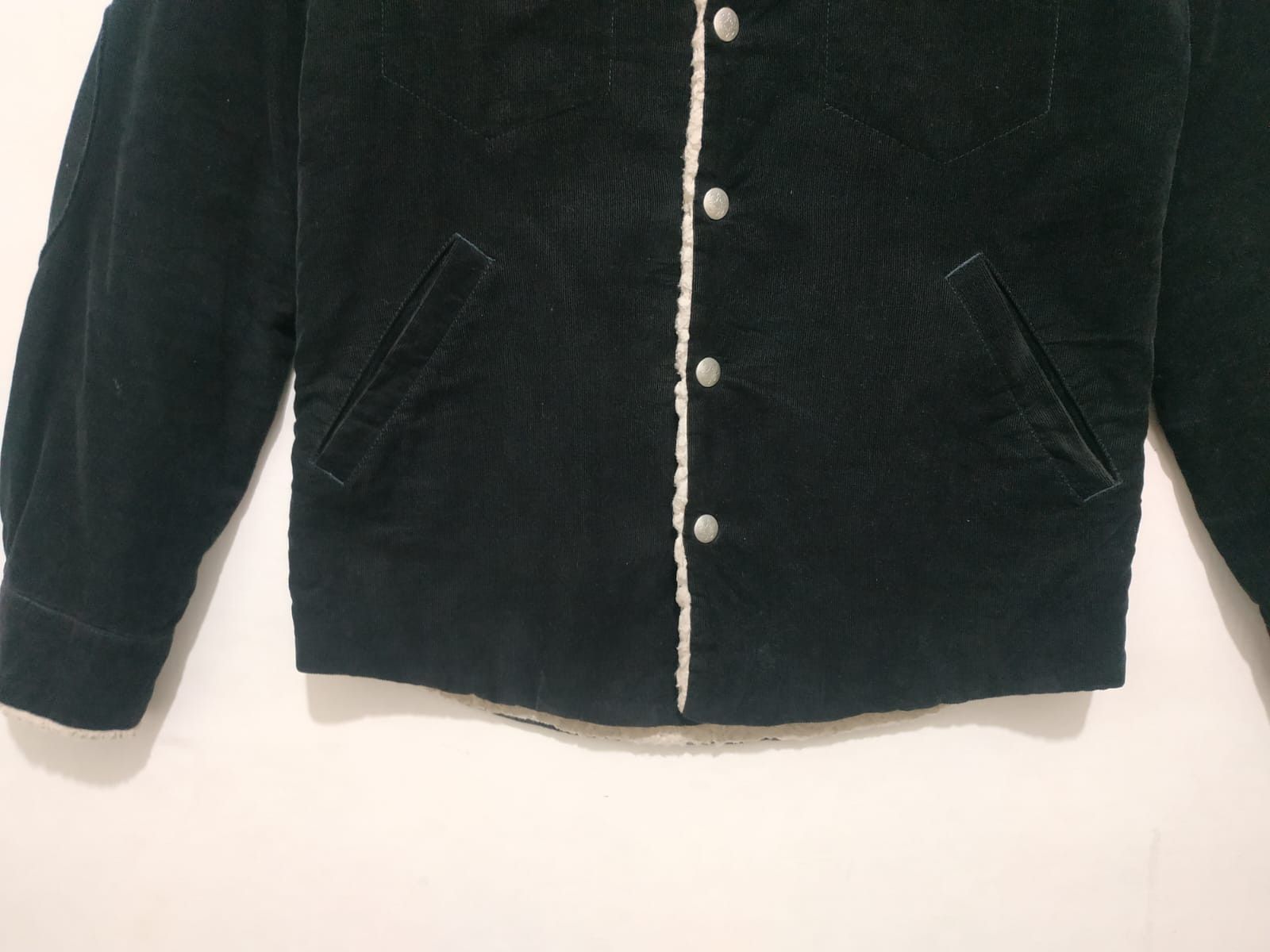 Blue Blue Japan Fit S to M, HR Market Corduroy Shawl Collar Sherpa Jacket Size US M / EU 48-50 / 2 - 14 Thumbnail