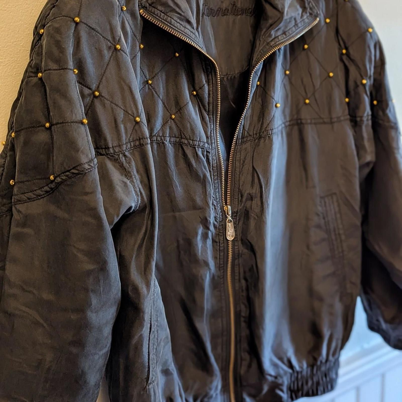 Other Vintage FUDA International 90s Silk Jacket Size S / US 4 / IT 40 - 3 Thumbnail