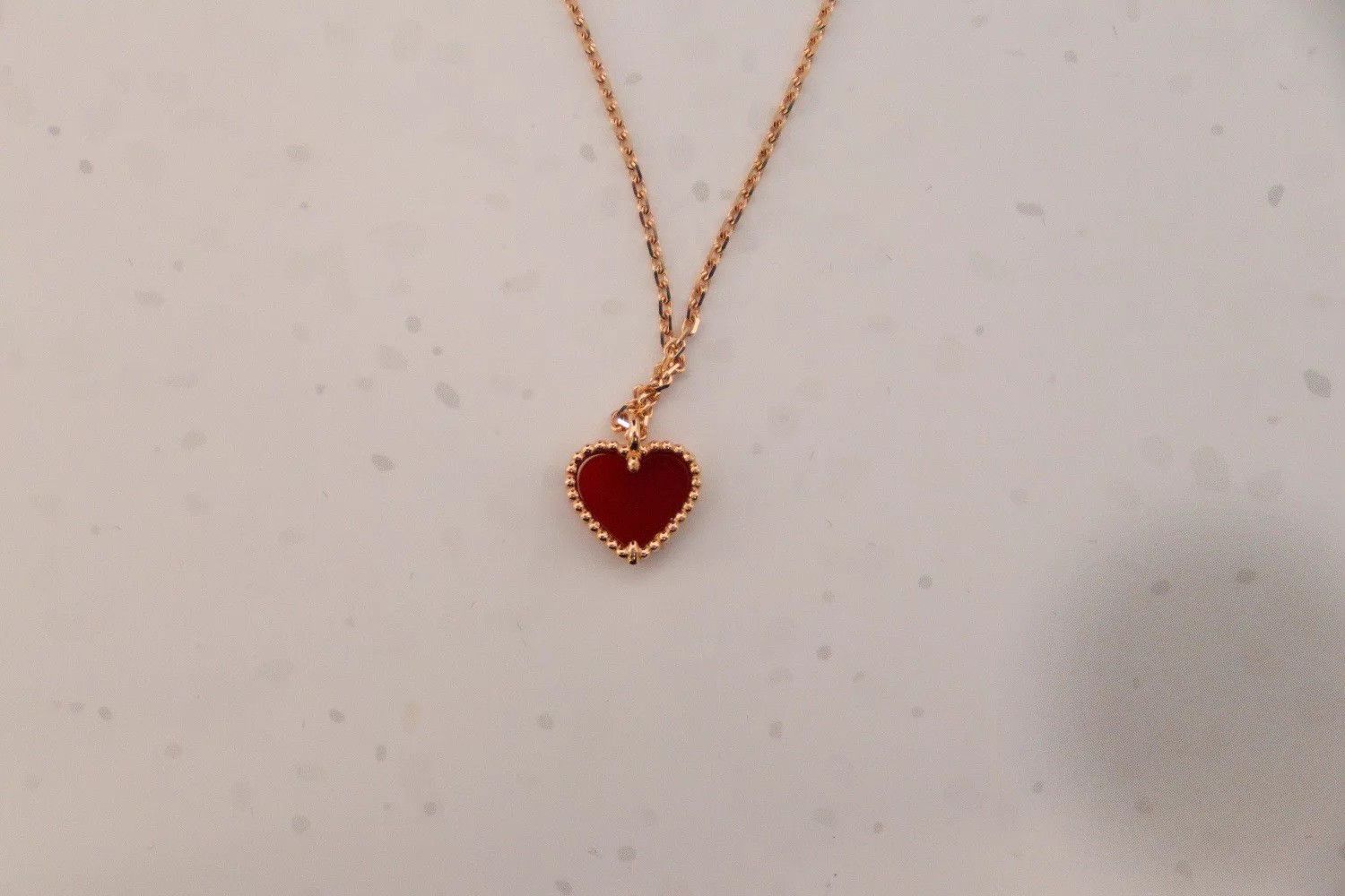 Van Cleef & Arpels Van Cleef & Arpels Mini Heart Necklace Size ONE SIZE - 3 Thumbnail