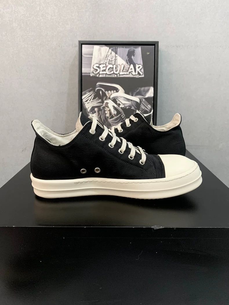 Rick Owens Rick Owens Black and White Low Top Sneakers-2508 Size US 10 / EU 43 - 5 Thumbnail