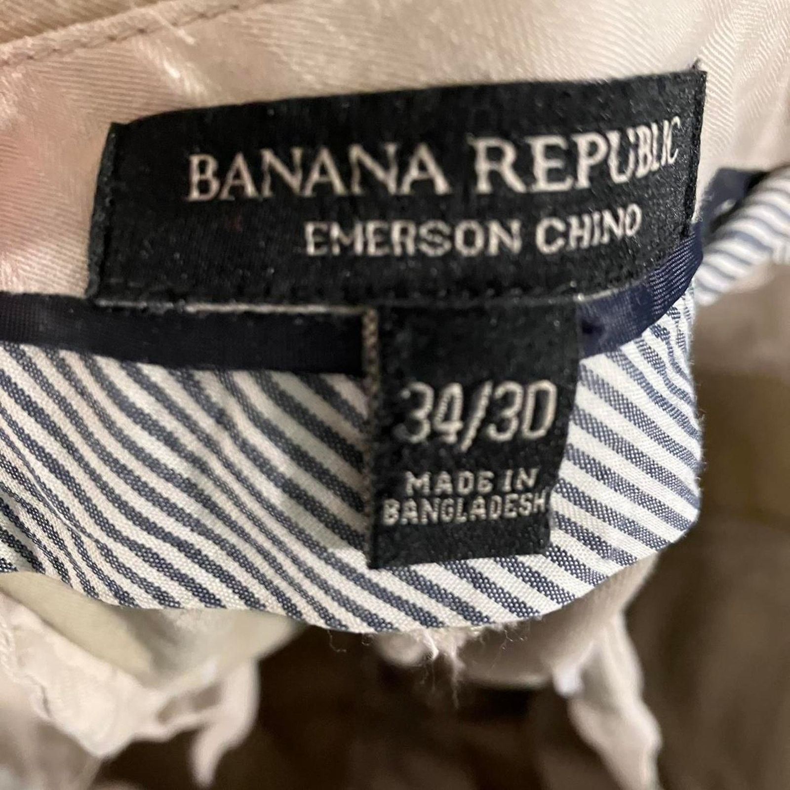 Banana Republic Banana Republic Tan Emerson Chino Trouser Pants Size US 34 / EU 50 - 5 Thumbnail