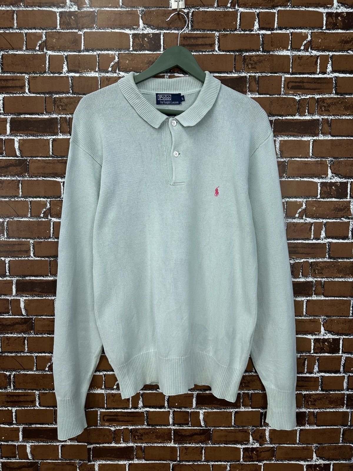 Polo Ralph Lauren Vtg Polo Ralph Lauren Knitwear A974 Size US L / EU 52-54 / 3 - 1 Thumbnail