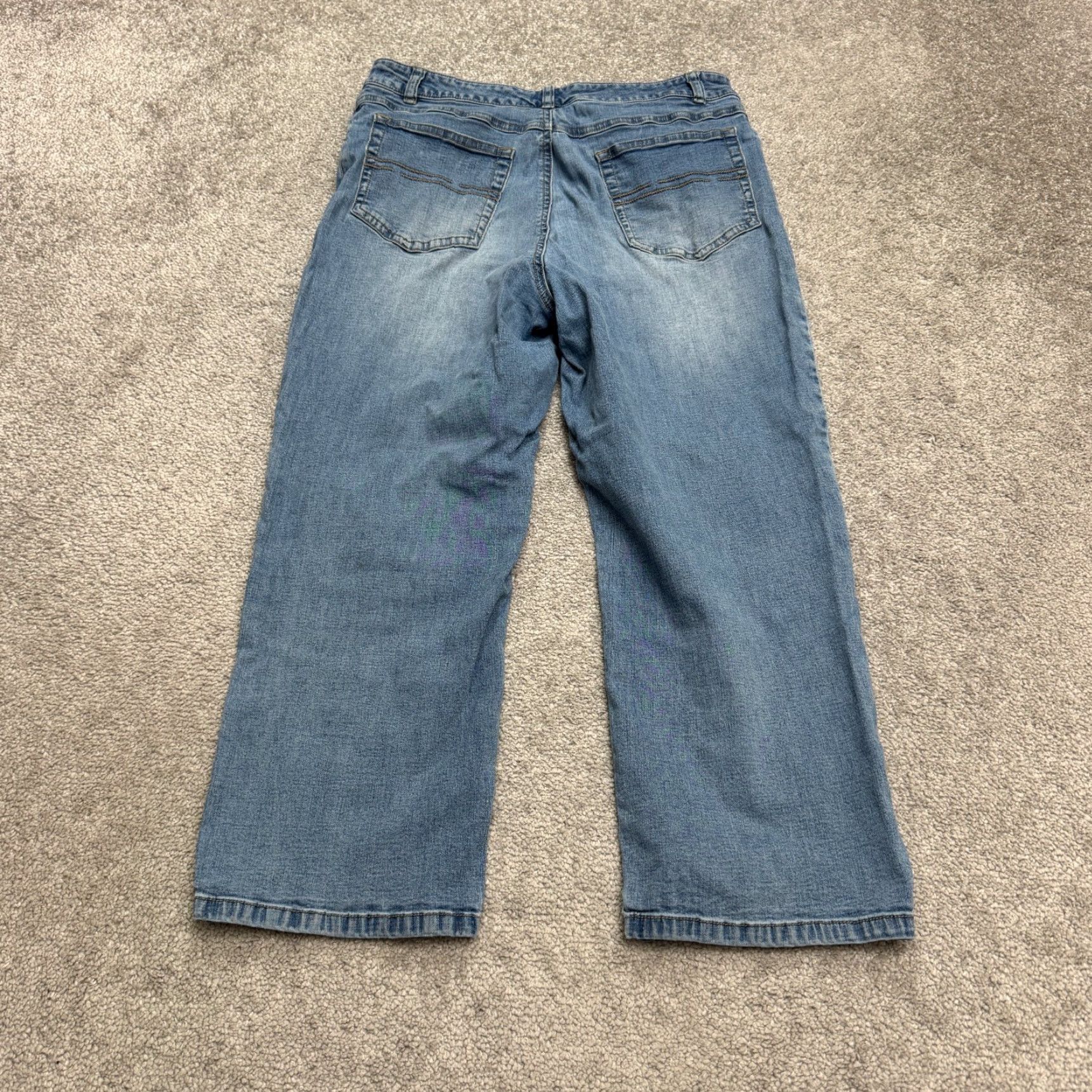 J. Jill J. Jill Jeans Cropped High Rise 28x21 Blue Petites 8P Denim Womens Size 30" / US 8 / IT 44 - 2 Thumbnail
