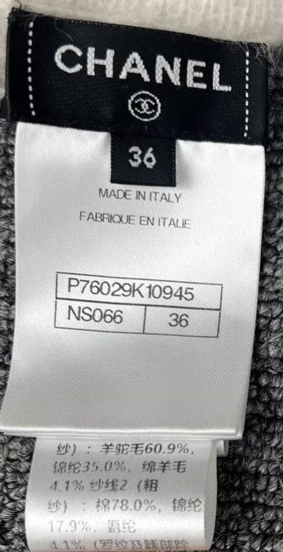 Chanel Chanel Black & White Color Block Hollow Knit Dress K12 Size XS / US 0-2 / IT 36-38 - 9 Thumbnail