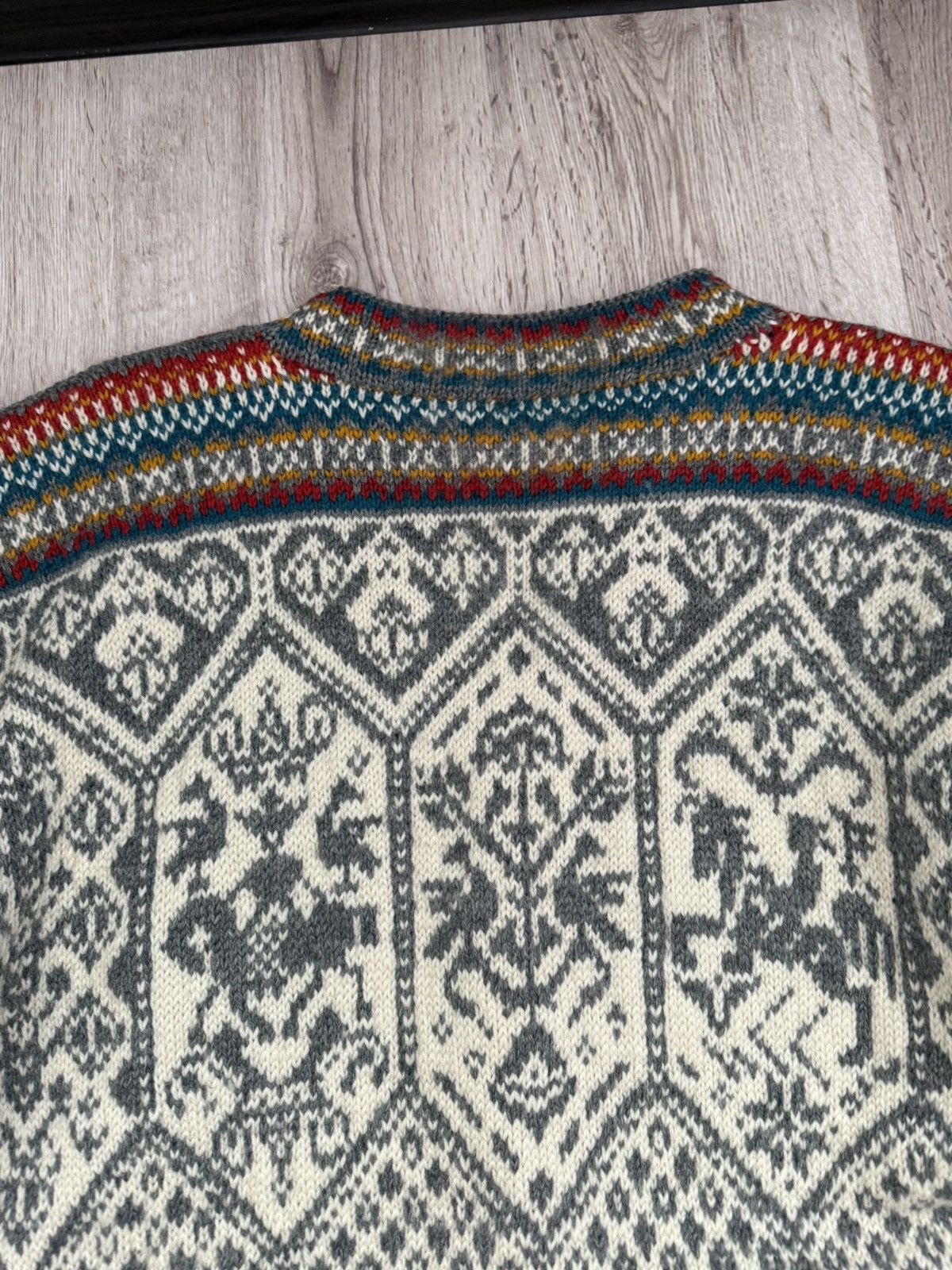 Dale Of Norway Dale Garn Wool Fair Isle Ski Sweater Oversize L 1990s Size US L / EU 52-54 / 3 - 20 Thumbnail