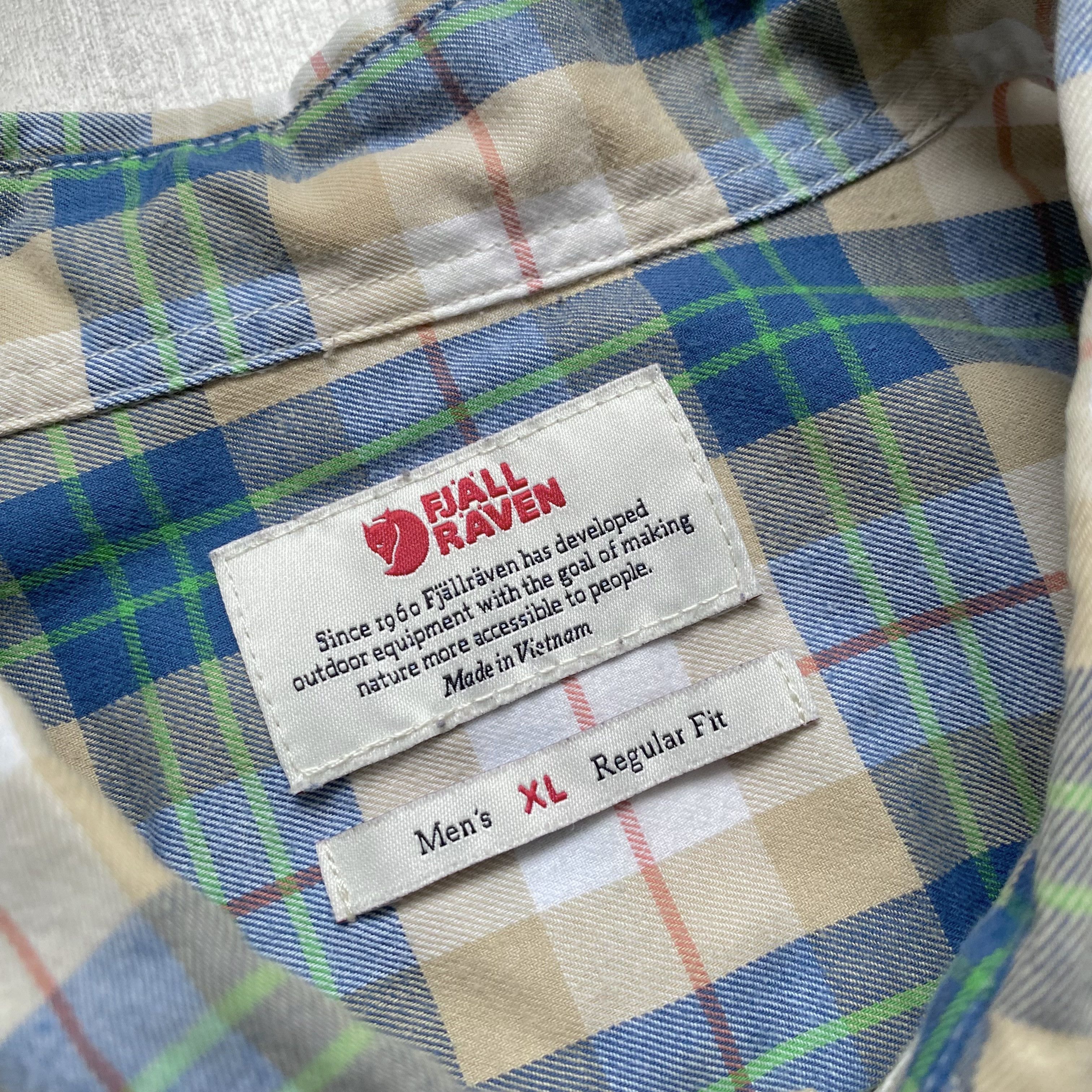 Fjallraven 👔 Flannel Fjalraven shirt Button Up Travis Scott style Size US L / EU 52-54 / 3 - 8 Thumbnail