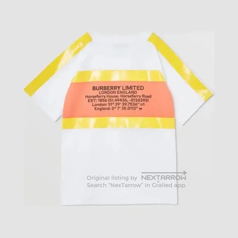Burberry Burberry Limited Men's White Cotton T-Shirt. Size US M / EU 48-50 / 2 - 1 Thumbnail