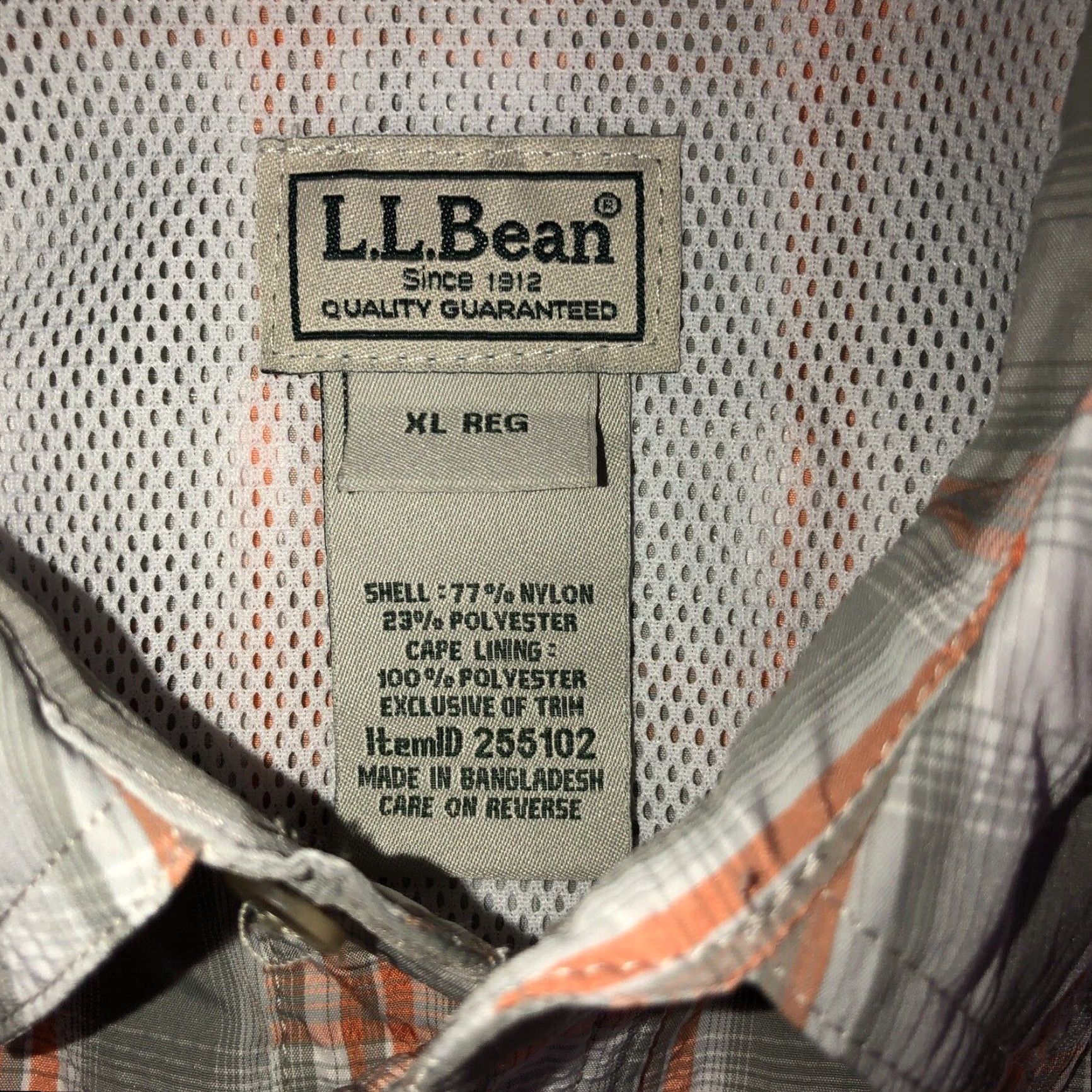 Vintage L.L. Bean Shirt Plaid Fishing Vented XL Mens Size US XL / EU 56 / 4 - 3 Thumbnail